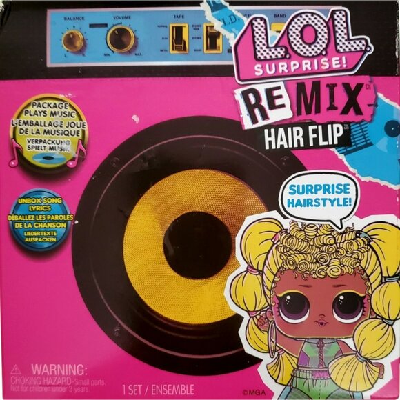 LOL Surprise REMIX Hair Style Flip Doll Reveal Music 15 Surprises Toy Girls Gift - Picture 1 of 6